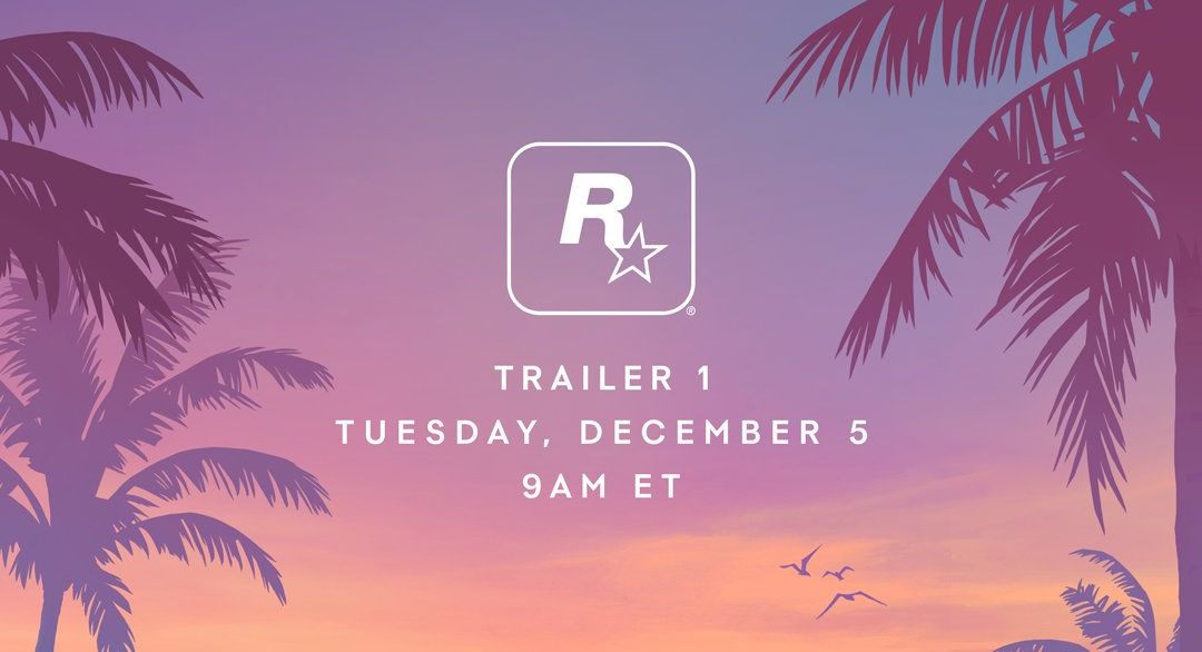 Grand Theft Auto VI reveal trailer drops on December 5