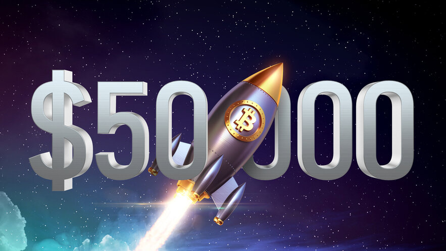 Bitcoin Breaks $50K for First Time Since Hitting All-Time High in 2021